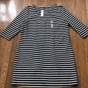 NWT Gap navy striped dress- size XL